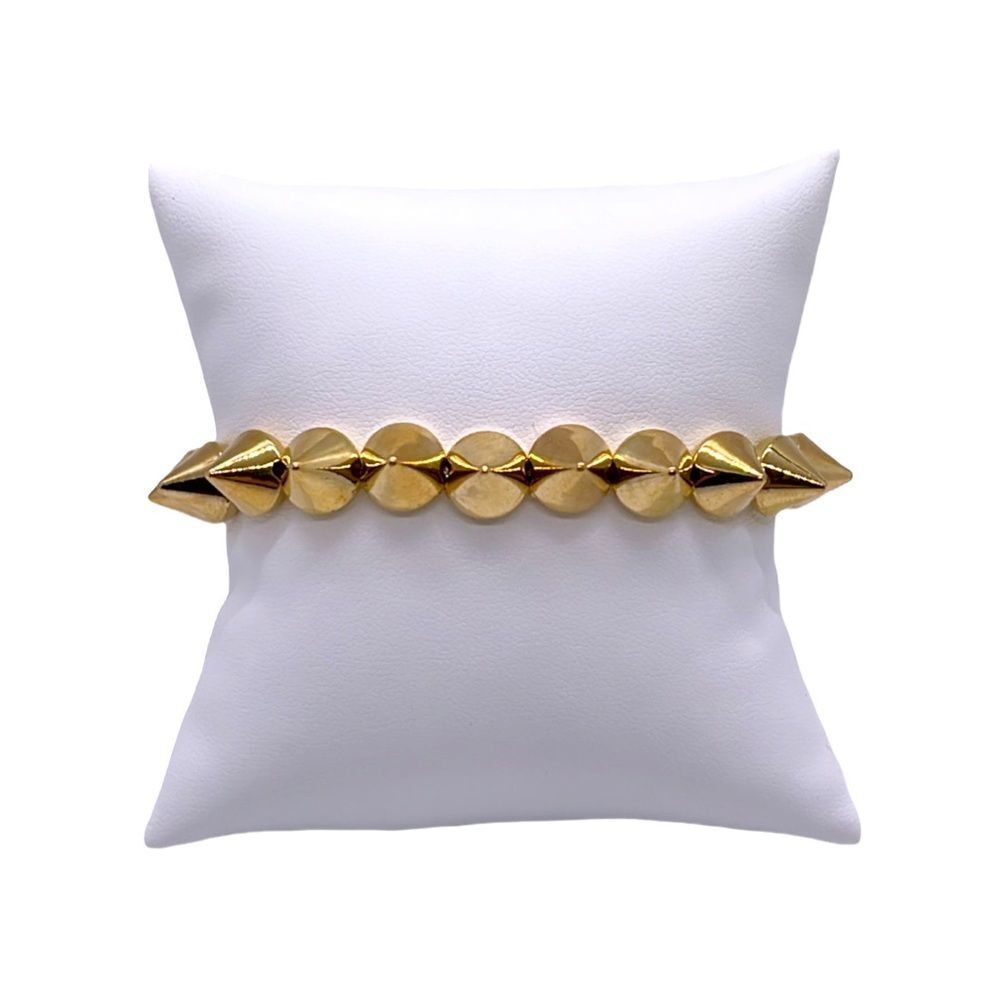 NWT Wool + Pepper Co. Gold Spike Bracelet